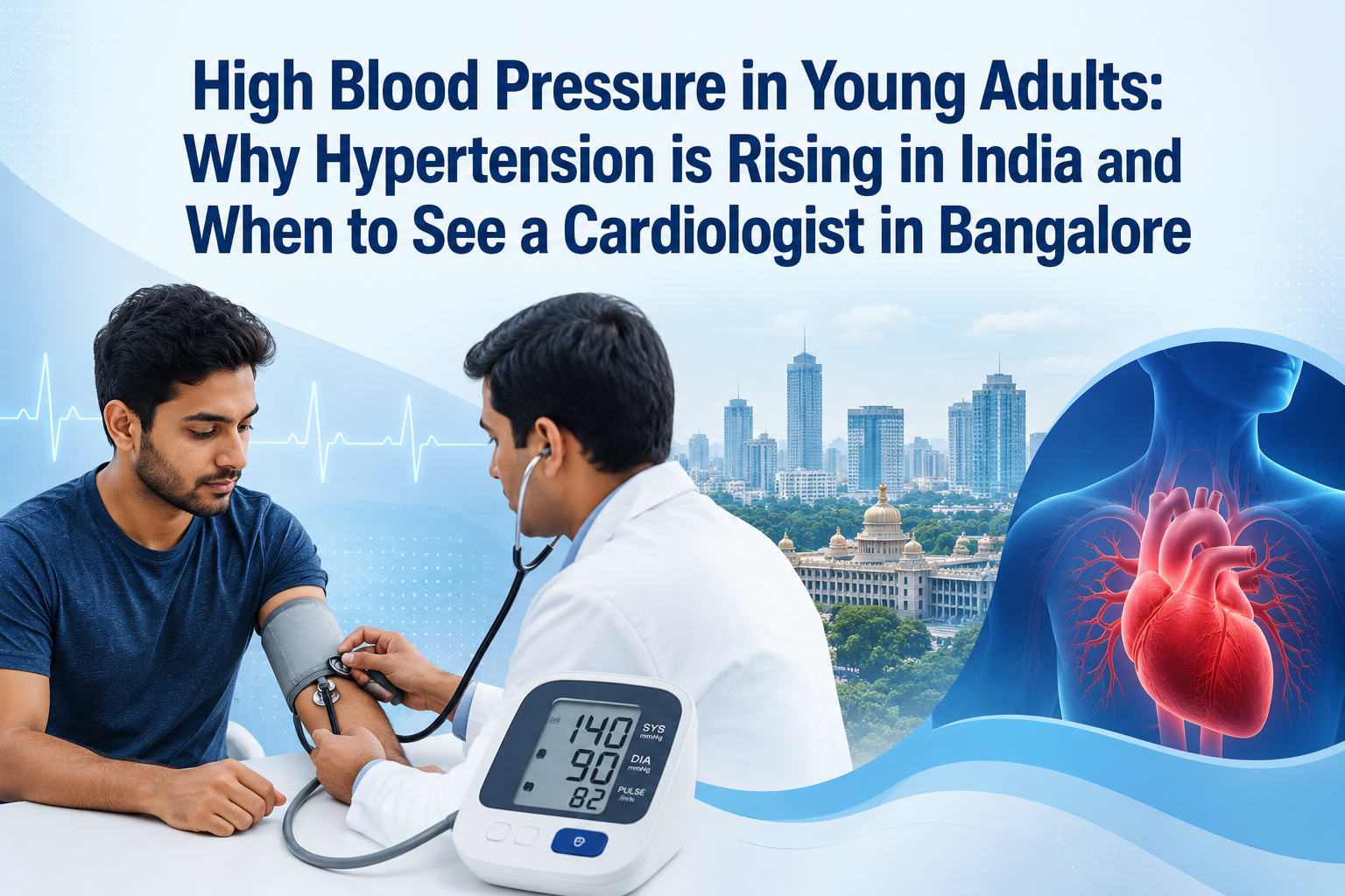 High Blood Pressure in Young Adults: Why Hypertension is Rising in India and When to See a Cardiologist in Bangalore